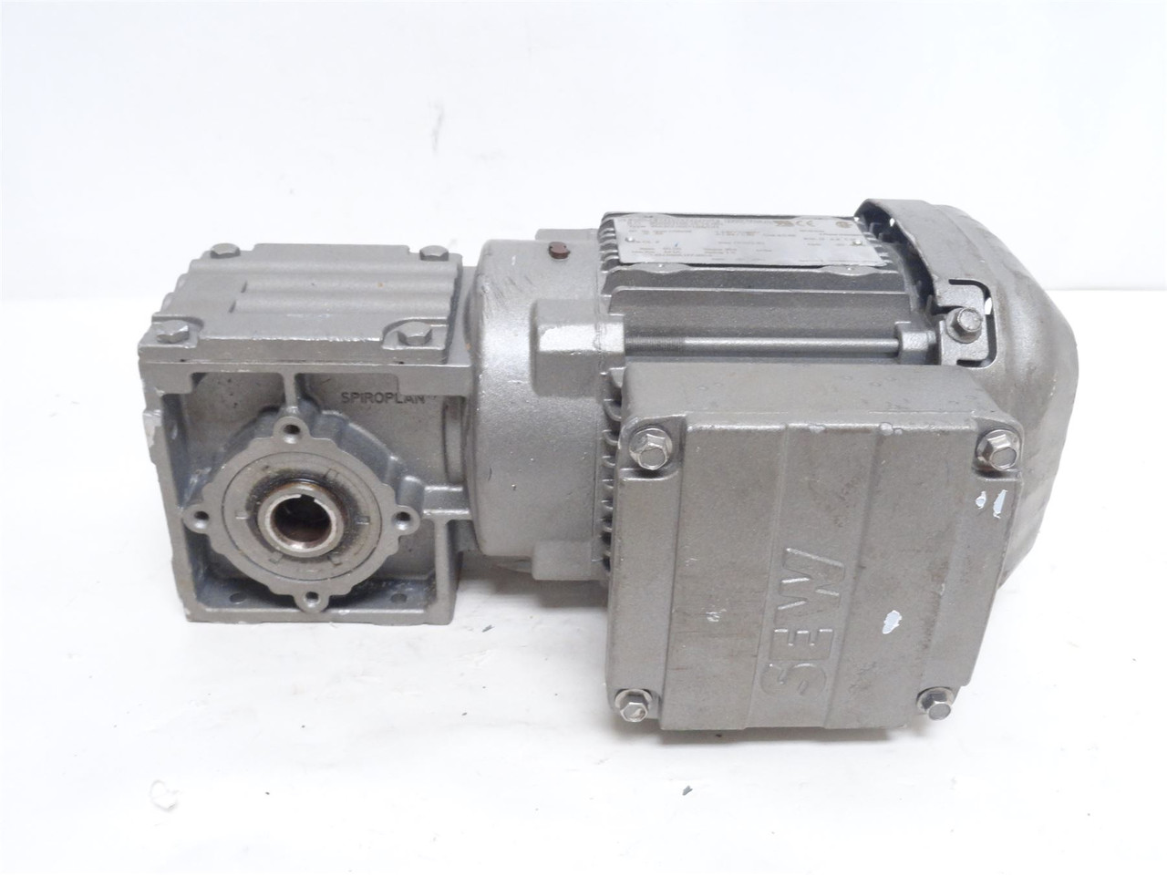 SEW WA20DRS71S4/DH; AC Gearmotor; 60:1 Ratio; 1/2HP; 230/460V