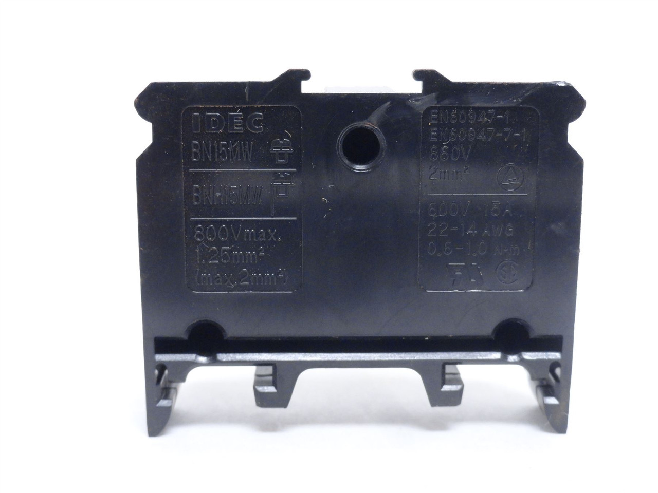Idec BN15MW; Lot-18 Terminal Connector 10A; 600V; 22 To 14AWG