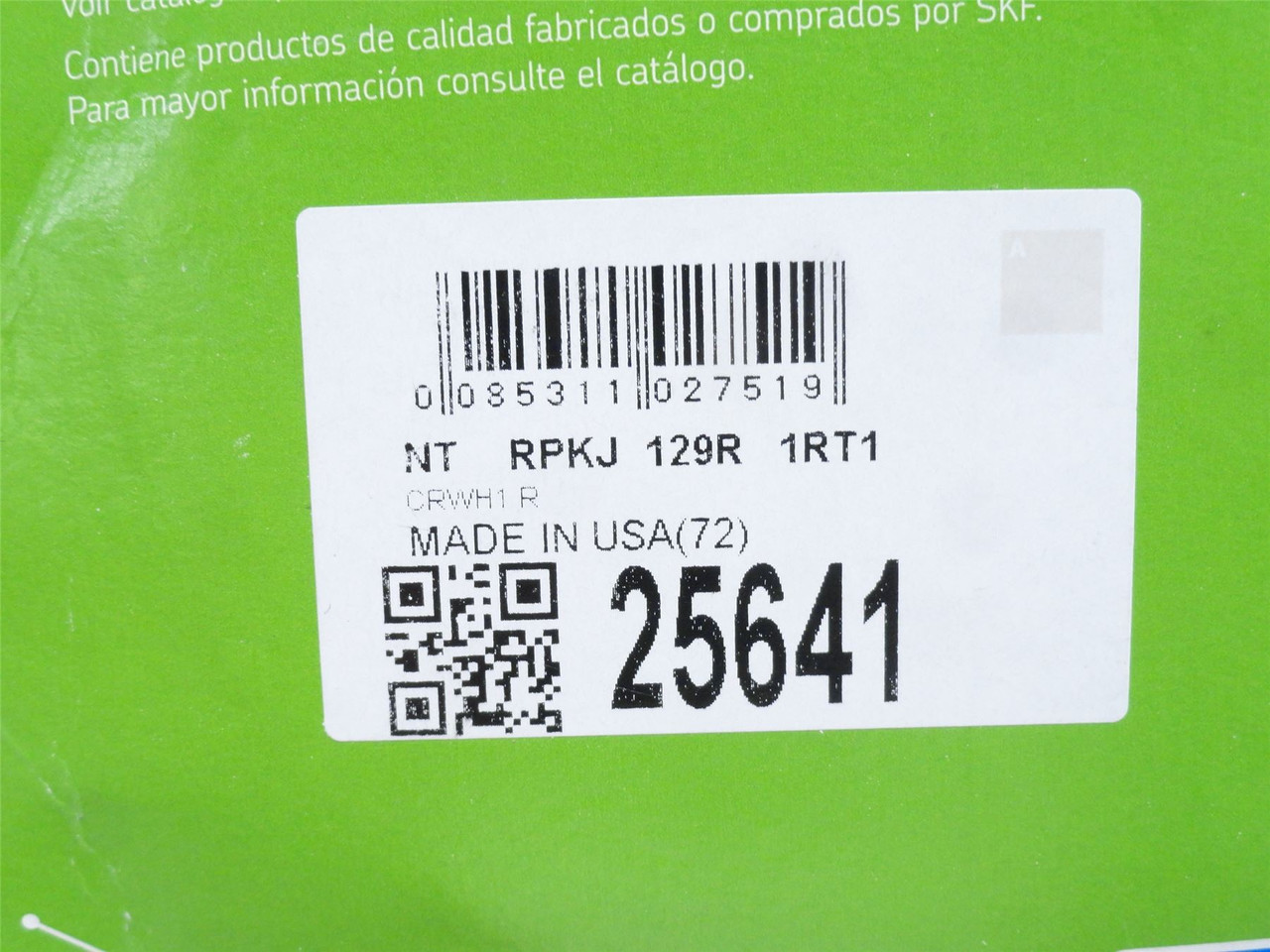 SKF 25641; Oil Seal 2.563"ID x 3.623"OD x 0.438" Wide