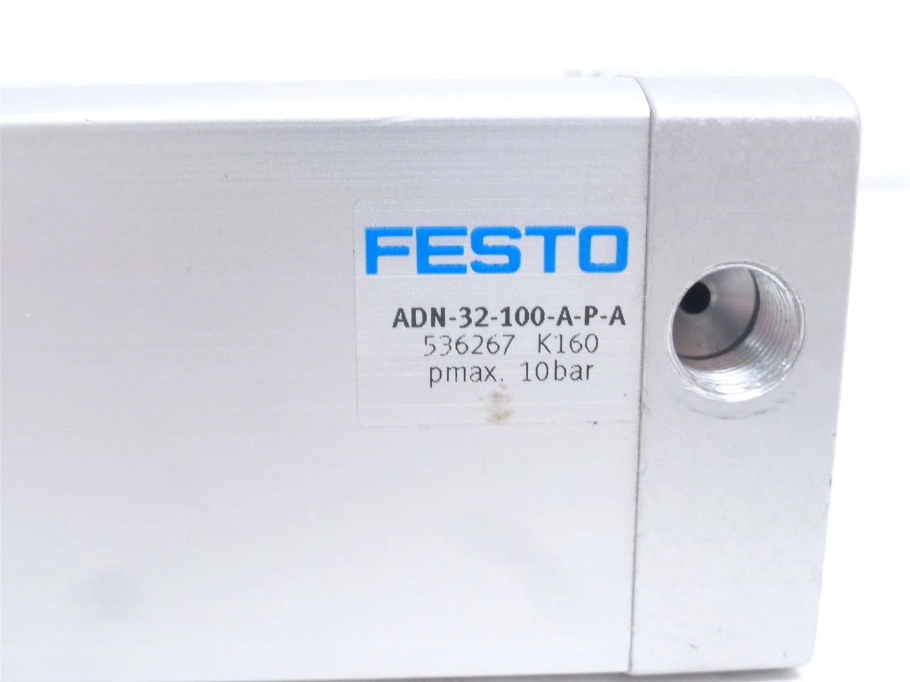 Festo ADN-32-100-A-P-A; Air Cylinder 536267 32mmID; 100mm Stk