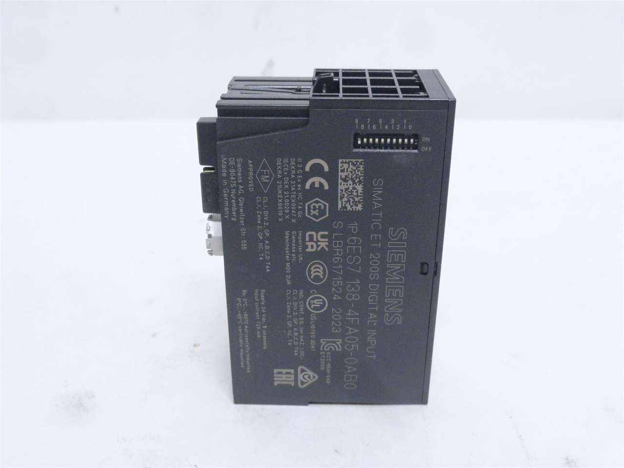 Siemens 6ES7-138-4FA05-0AB0; Digital Input Module; 24VDC