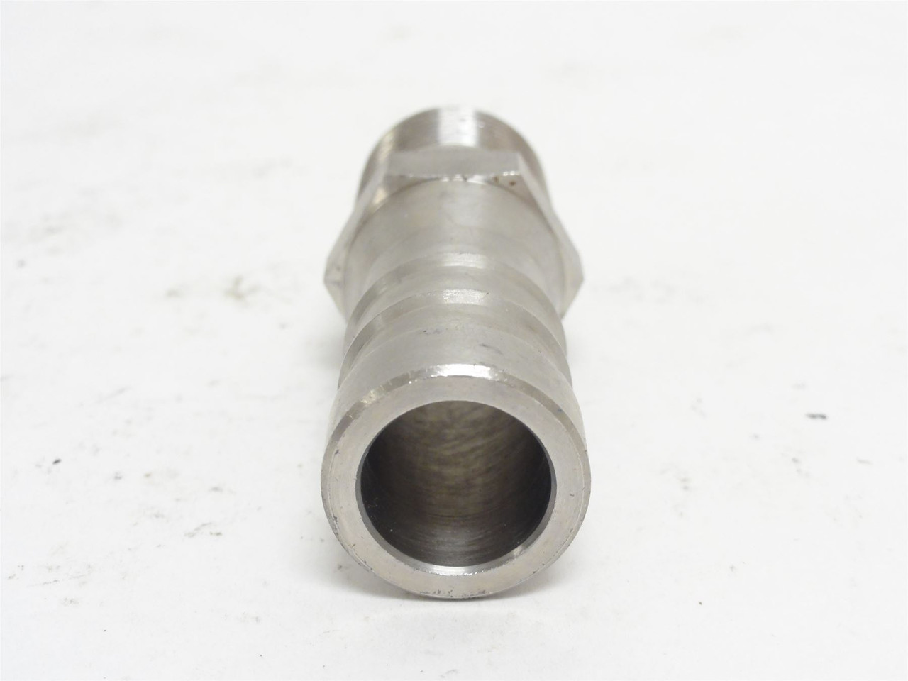 MFG- SS-HB-MP-12-08; Hose Barb; SS; 3/4" Tube x 1/2NPT