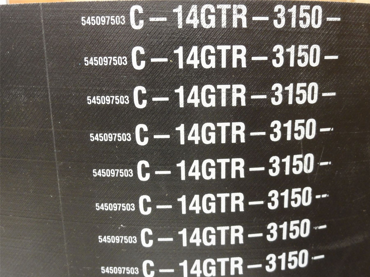 Continental 14GTR-3150; Gear Belt 3150mm Long x 9-7/8" Wide
