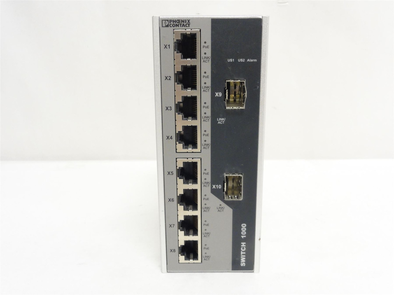 Phoenix 1000T-8POE-GT-2SFP; Ethernet Switch 1026929; 18-57VDC