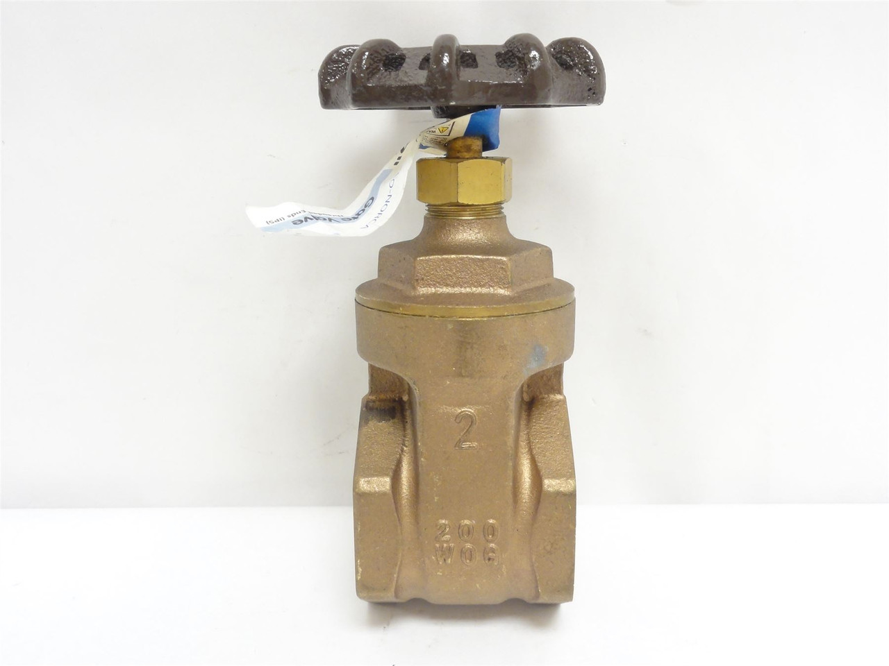 Matco-Norca 514T08; Brass Gate Valve; Size: 2NPT; 200WOG