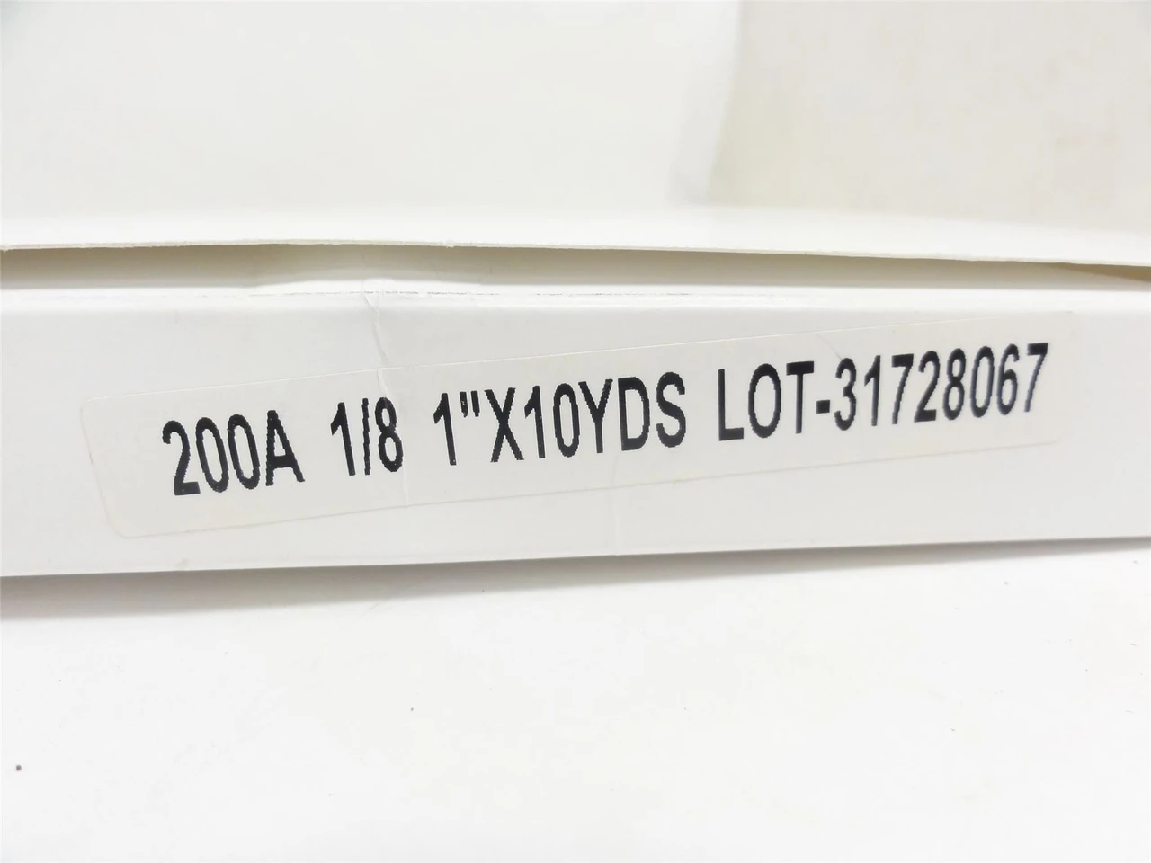 Pacmac 9512-0010; Silicone Tape; 1" x 10 Yards; 1/8" Thick