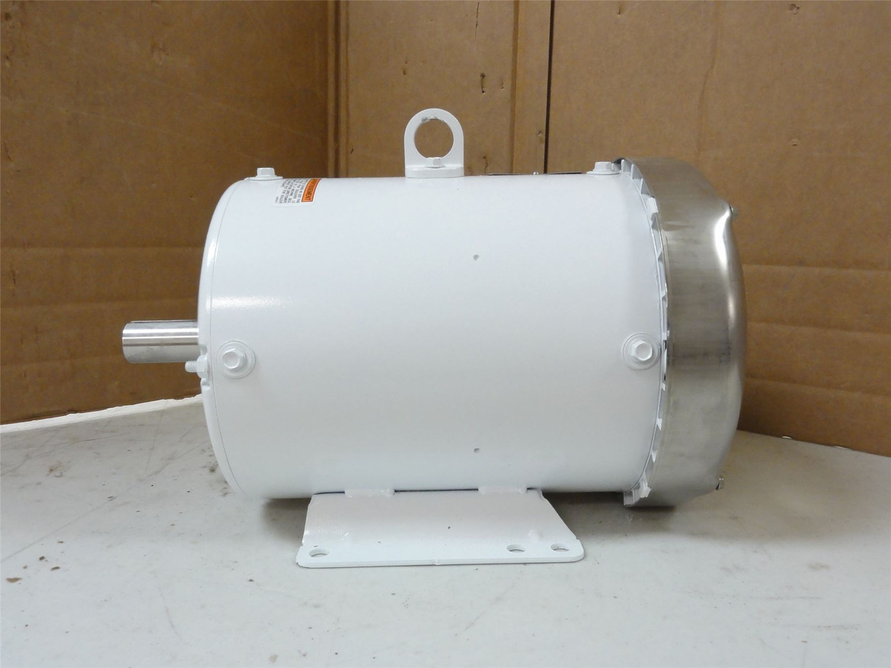Leeson 132202; Washdown Motor 5HP; 208-230/460VAC; 3600RPM