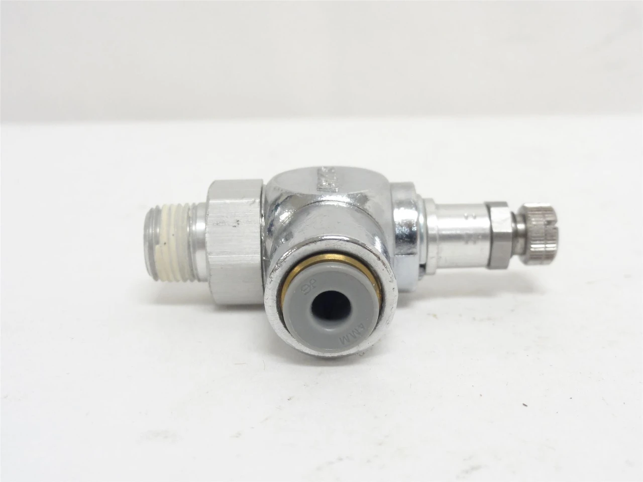 Bimba FQP21K; Flow Control Air Valve; 1/8NPT x 1/8" Tube