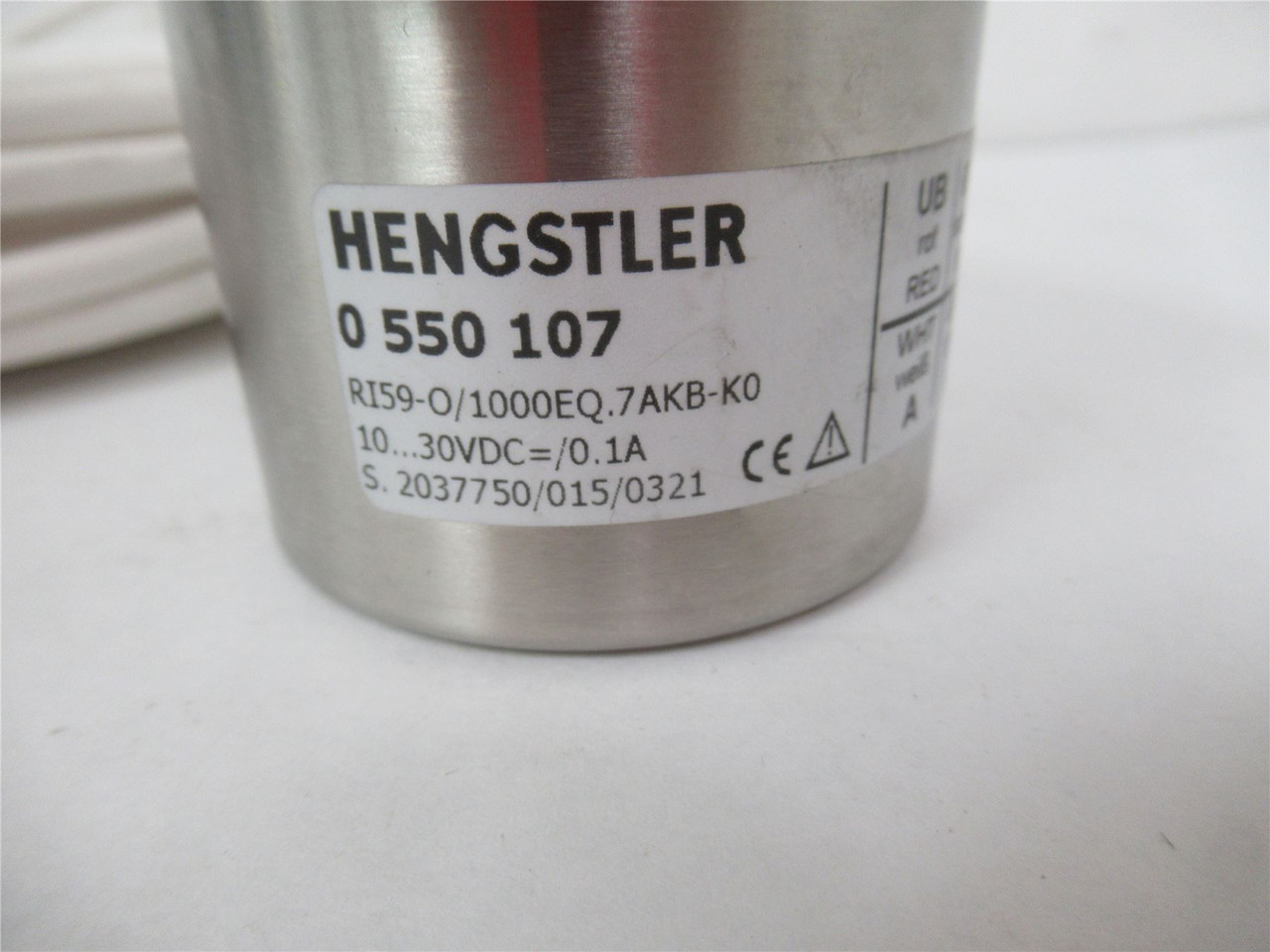 Hengstler 0-550-107; Rotary Incremental Encoder 63.5MM Flange