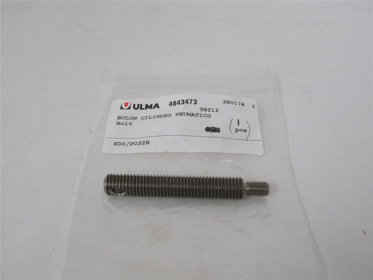 Harpak Ulma 4643473; Pneumatic Cylinder Bolt