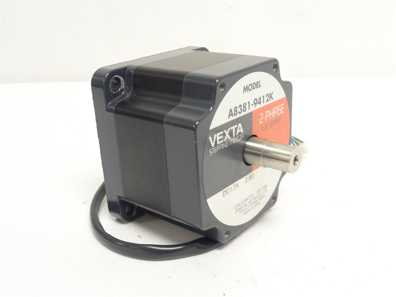 Oriental A8381-9412K; Stepping Motor 1.7VDC; 1.8Deg Step; 2PH