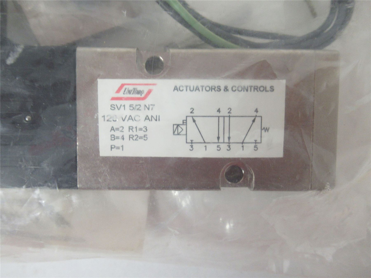 Unitorq SV1-N7-110/120VACANI; Pneumatic Solenoid Valve 120V