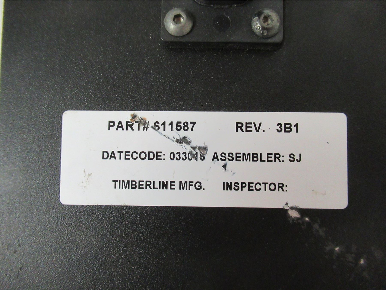 Timberline Mfg 611587; Assembler Box Accessory