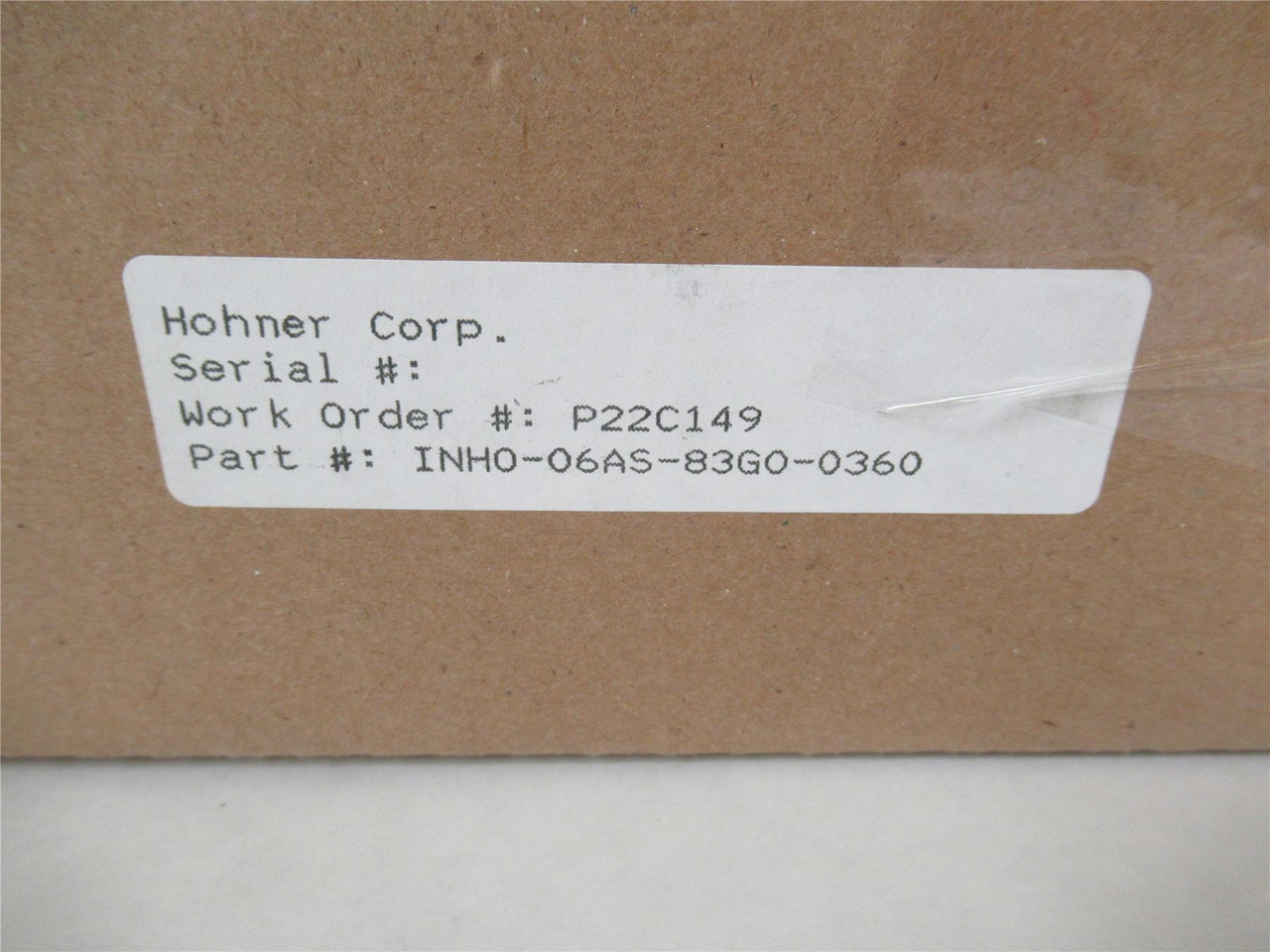 Hohner INH0-06AS-83G0-0360; Encoder 5-24V