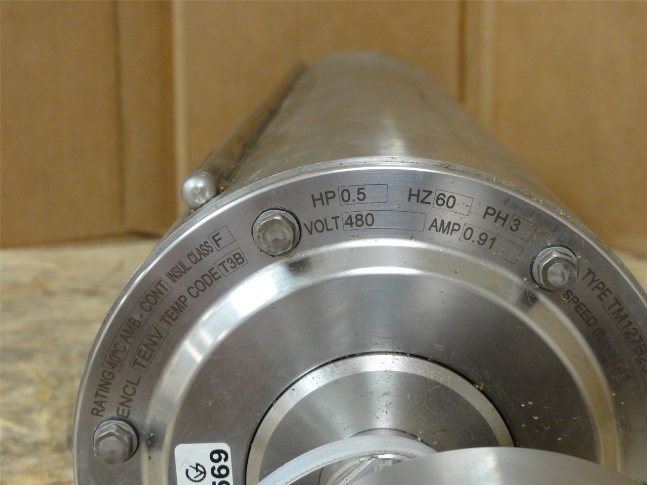 VanderGraaf TM127B25-405NB; Drum Motor Belt Width 19" 41ft/min