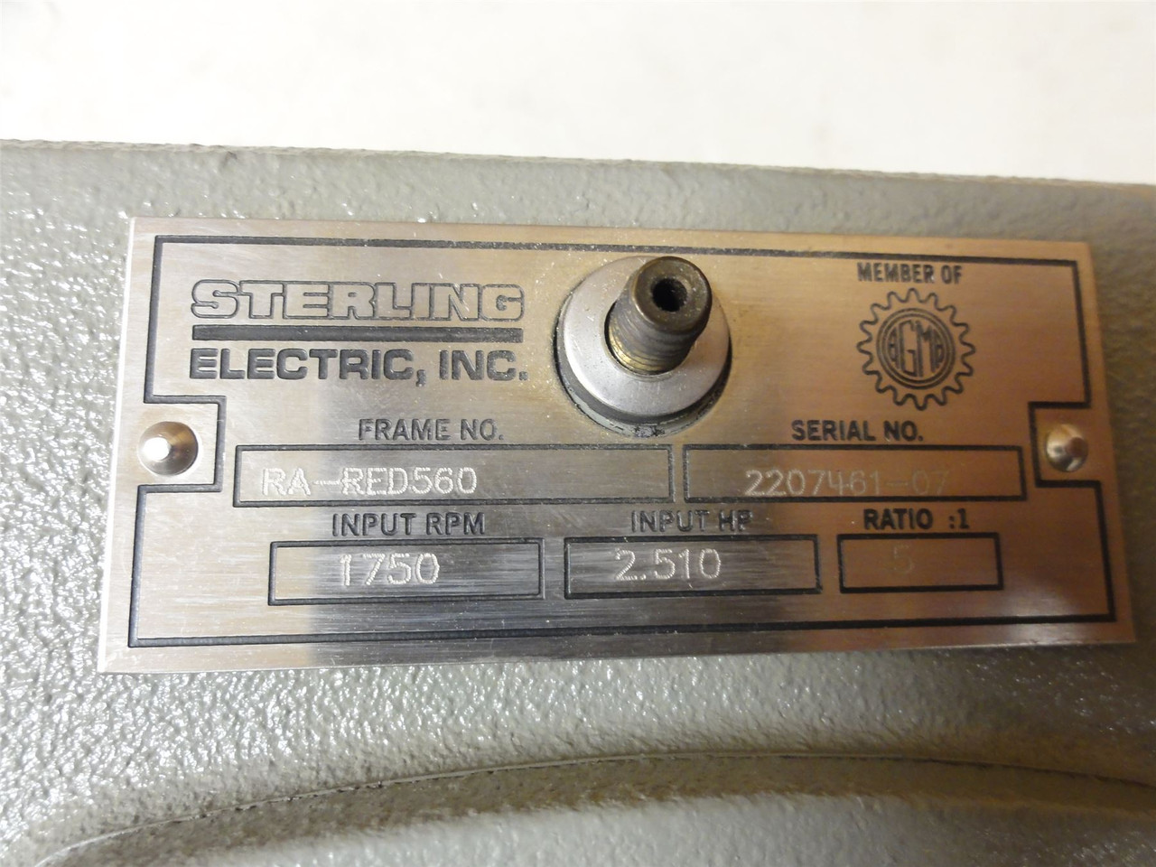 Sterling RA-RED560; Specialty Mount Gearbox; RA; 5:1 Ratio