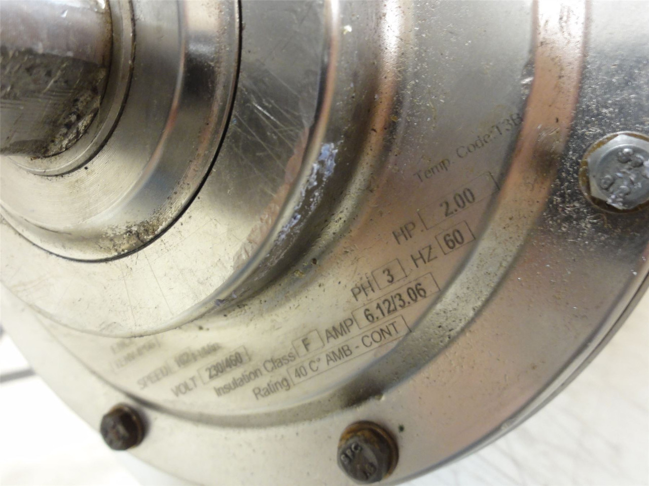 VanderGraaf TM160A30-420NB-STM; Drum Motor 28-5/8" Drum Belt Width