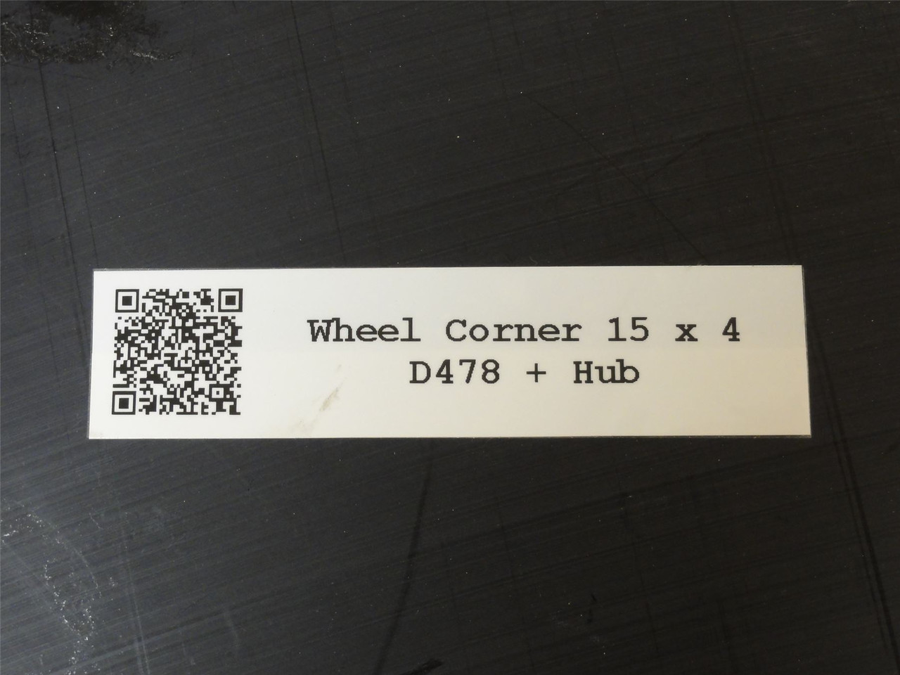 Foodmate SA00103332; Croner Wheel W/Axle & Lube Fitting; 15T