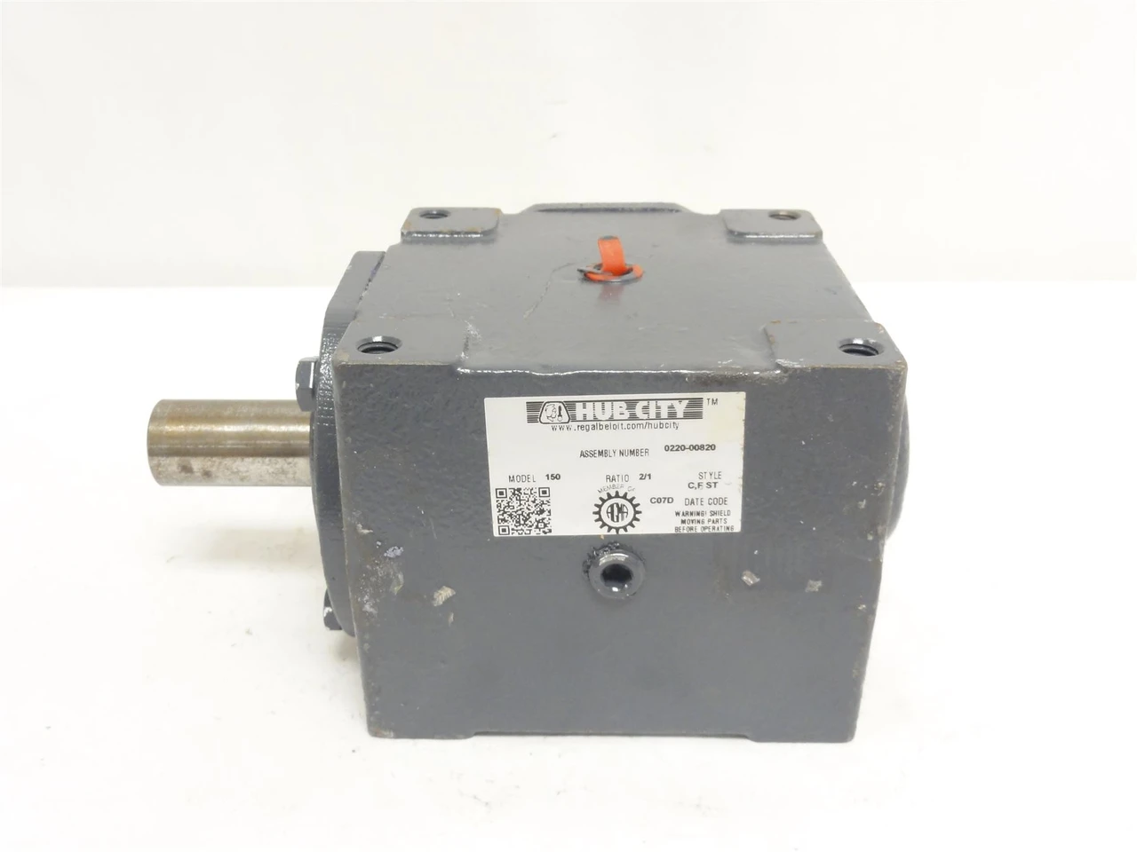Hub-City 0220-00820; Gearbox; Model 150; 2:1 Ratio