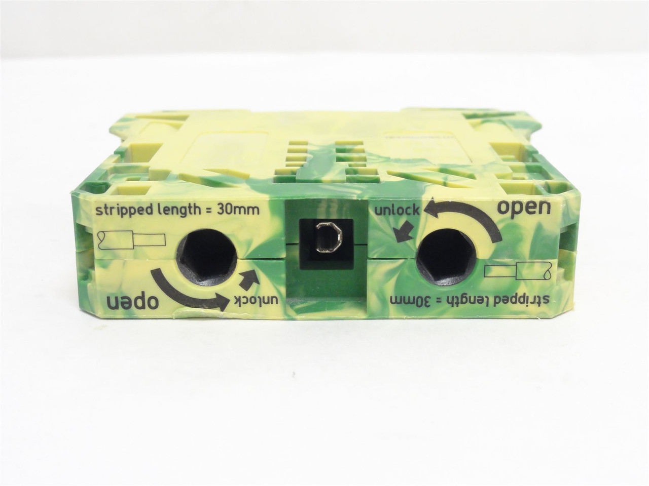 Wago 285-0157; High-Current Ground Terminal; 2-Position Ground