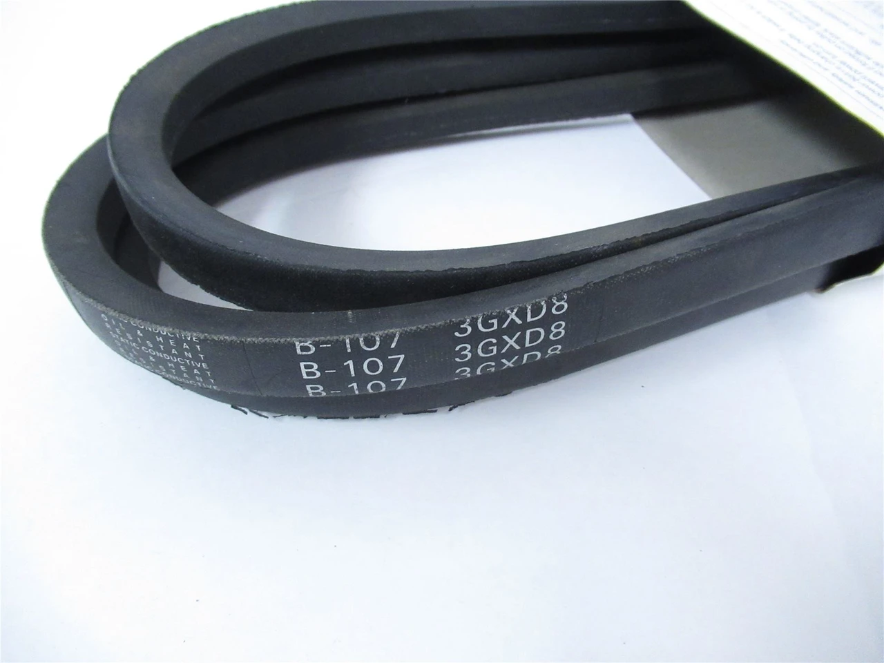 Dayton 3GXD8; Belt V B107; 110" OD Lg 21/32W 0.406" Thick