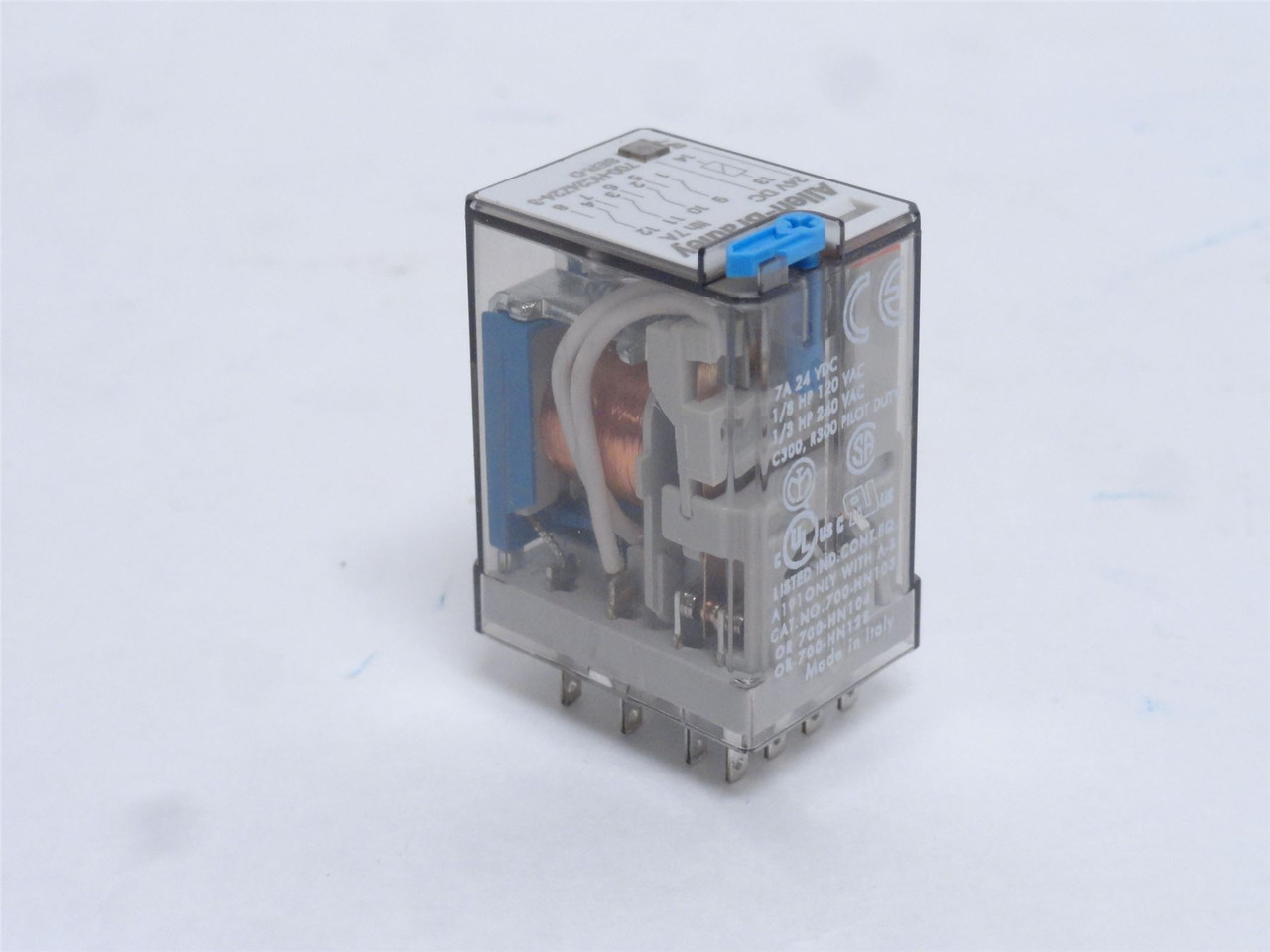 Allen-Bradley 700-HC24Z24-3; Relay 7A 120-240VAC; Coil: 24VDC