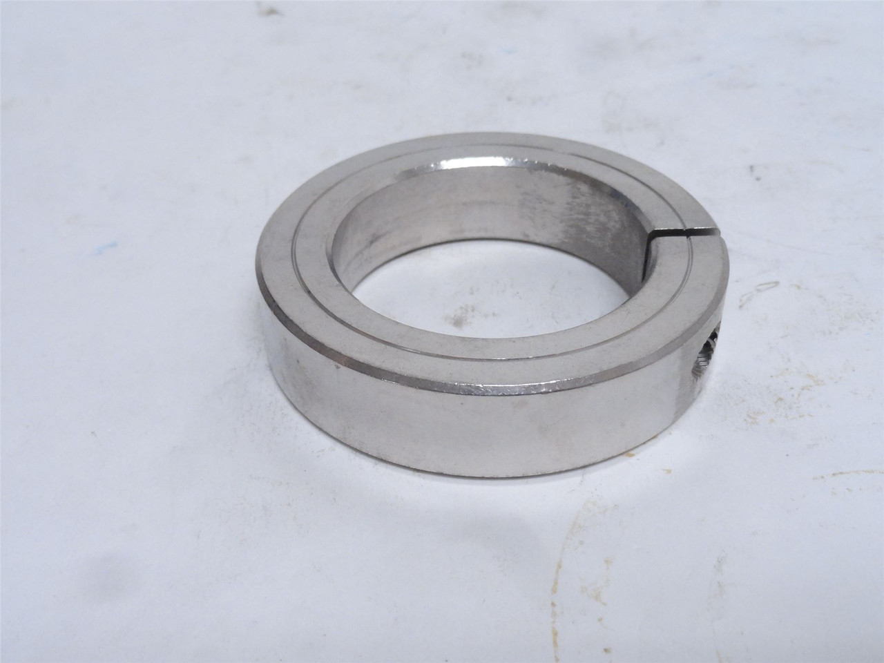 Climax 1C-200-S; One-Piece Shaft Collar; SS; 2"ID x 3"OD