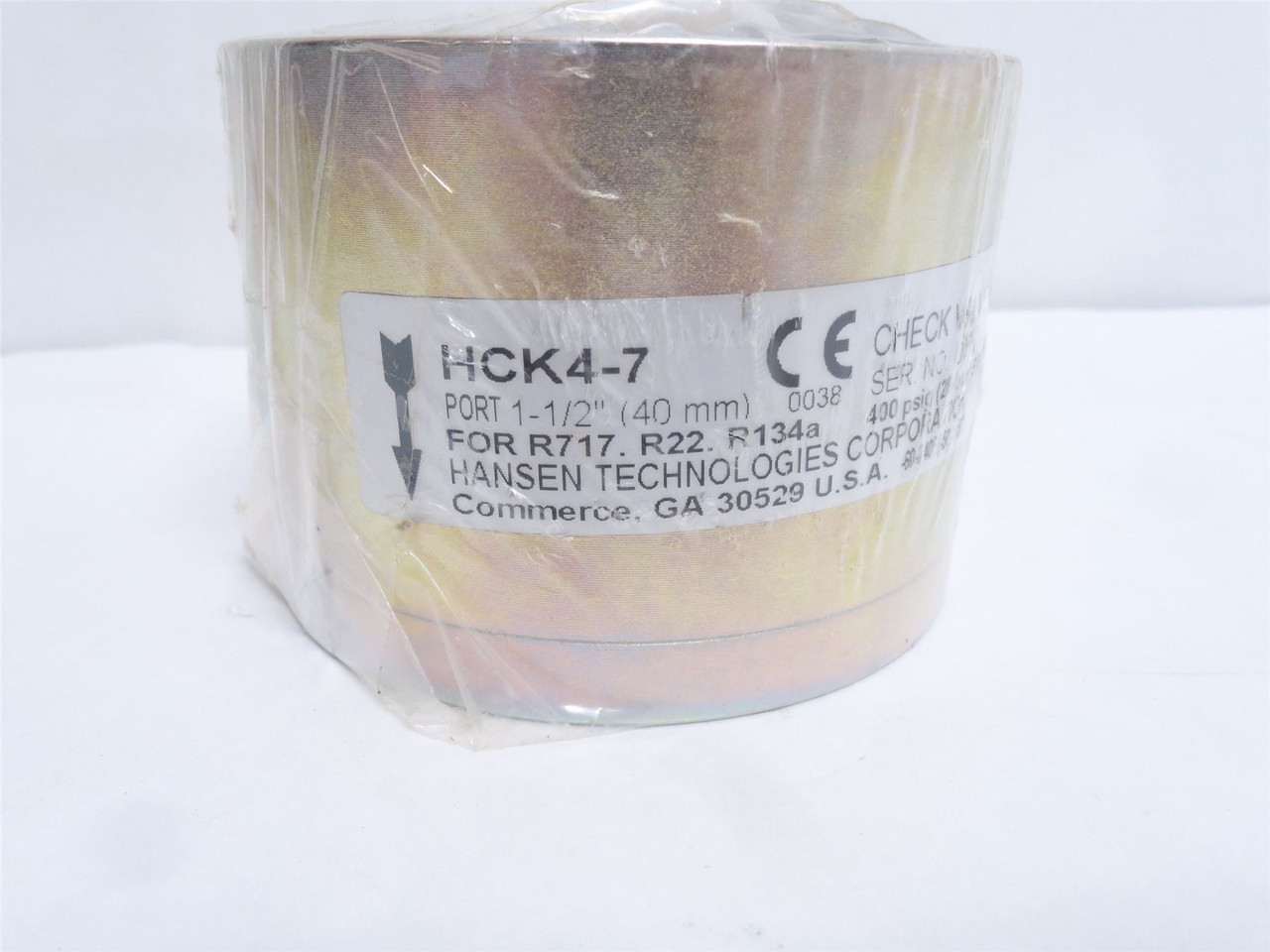 Hansen HCK4-7; Flanged In-Line Check Valve 1-1/2"/40mm