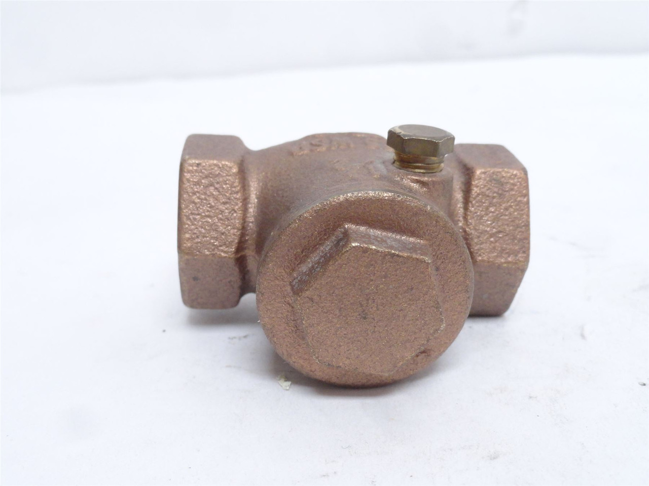Industry-Std 10F290; Swing Check Valve; Bronze;  1/2 NPT