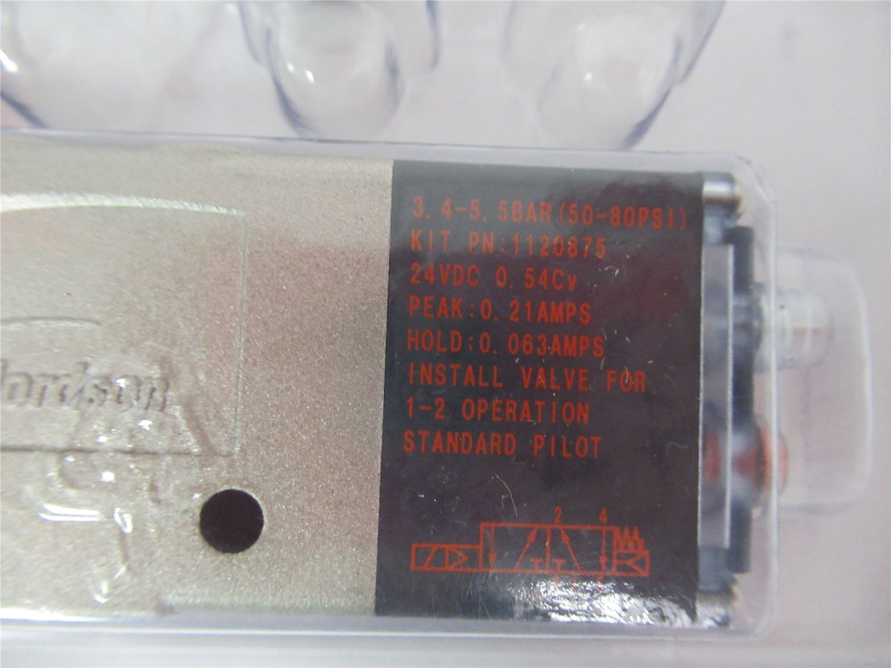 Nordson 1120875; Solenoid Valve 4-WAY 5 PORT 24VDC