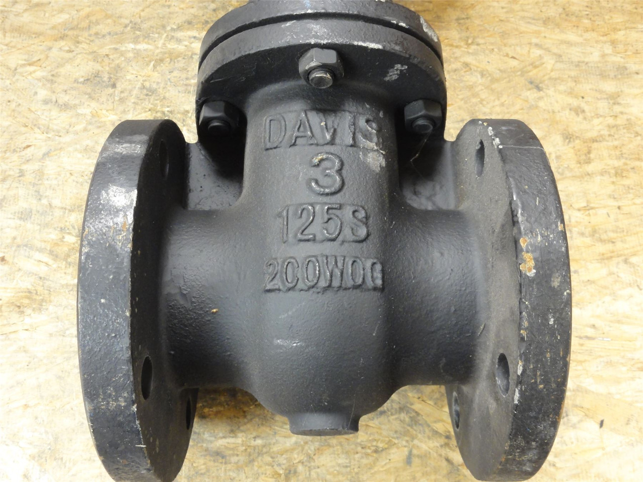 Davis Valves 12FGAZ; Cast Iron Gate Valve; Size: 3"; Class 125