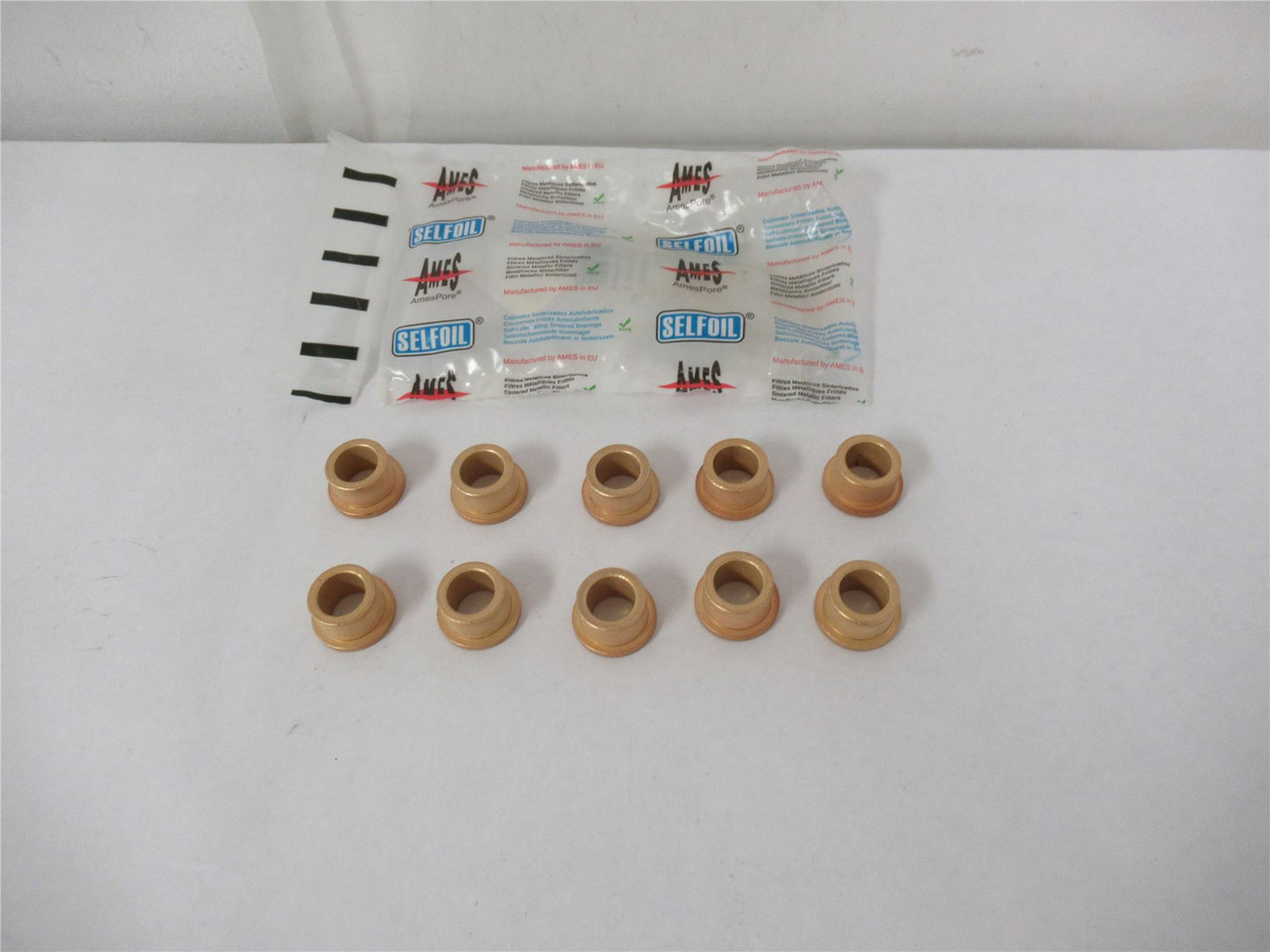 Ames B-14-20-14/25-3; Lot-10 Sintered Bearings 14mm ID