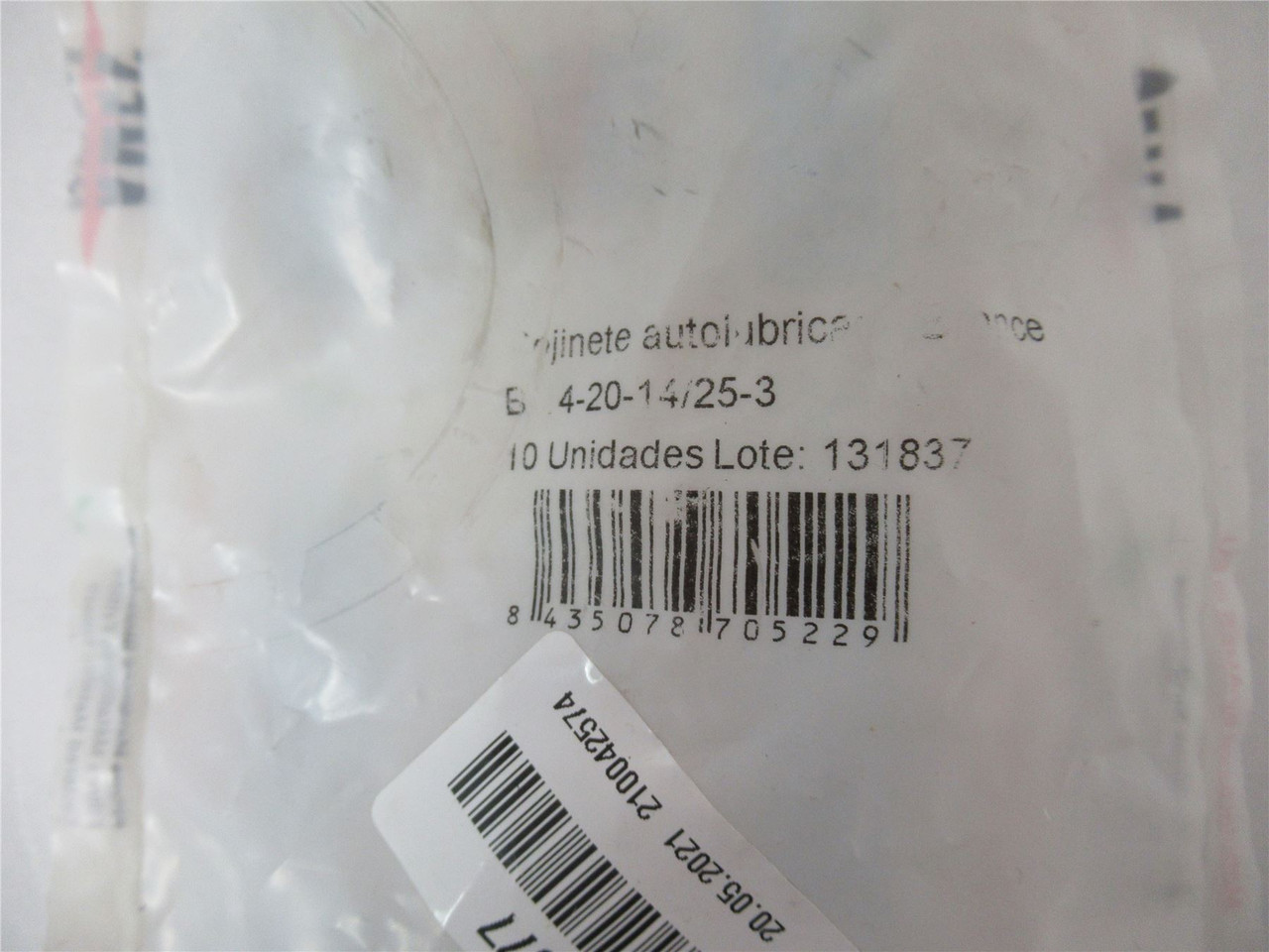 Ames B-14-20-14/25-3; Lot-10 Sintered Bearings 14mm ID