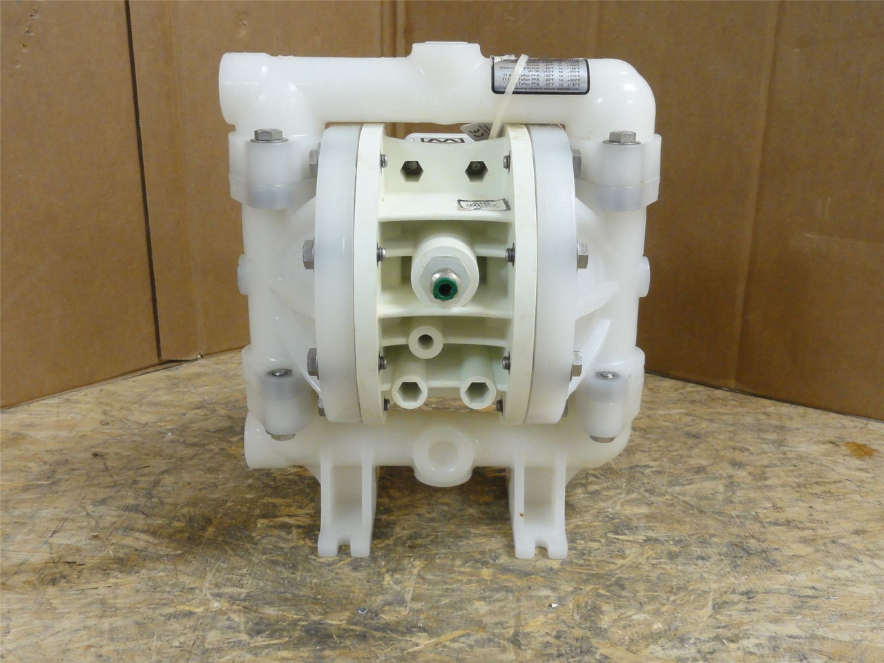 Wilden P100/KKPPP/TNU/TF/KTV; AODD Pump; 1/2"; Clamped; Threaded