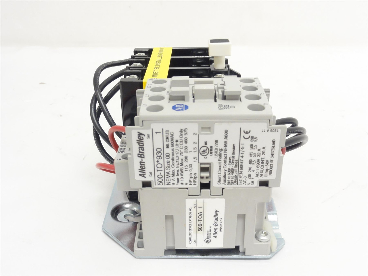 Allen-Bradley 509-TOA; Starter 9A; 3P; 600V; Coil: 220/240V