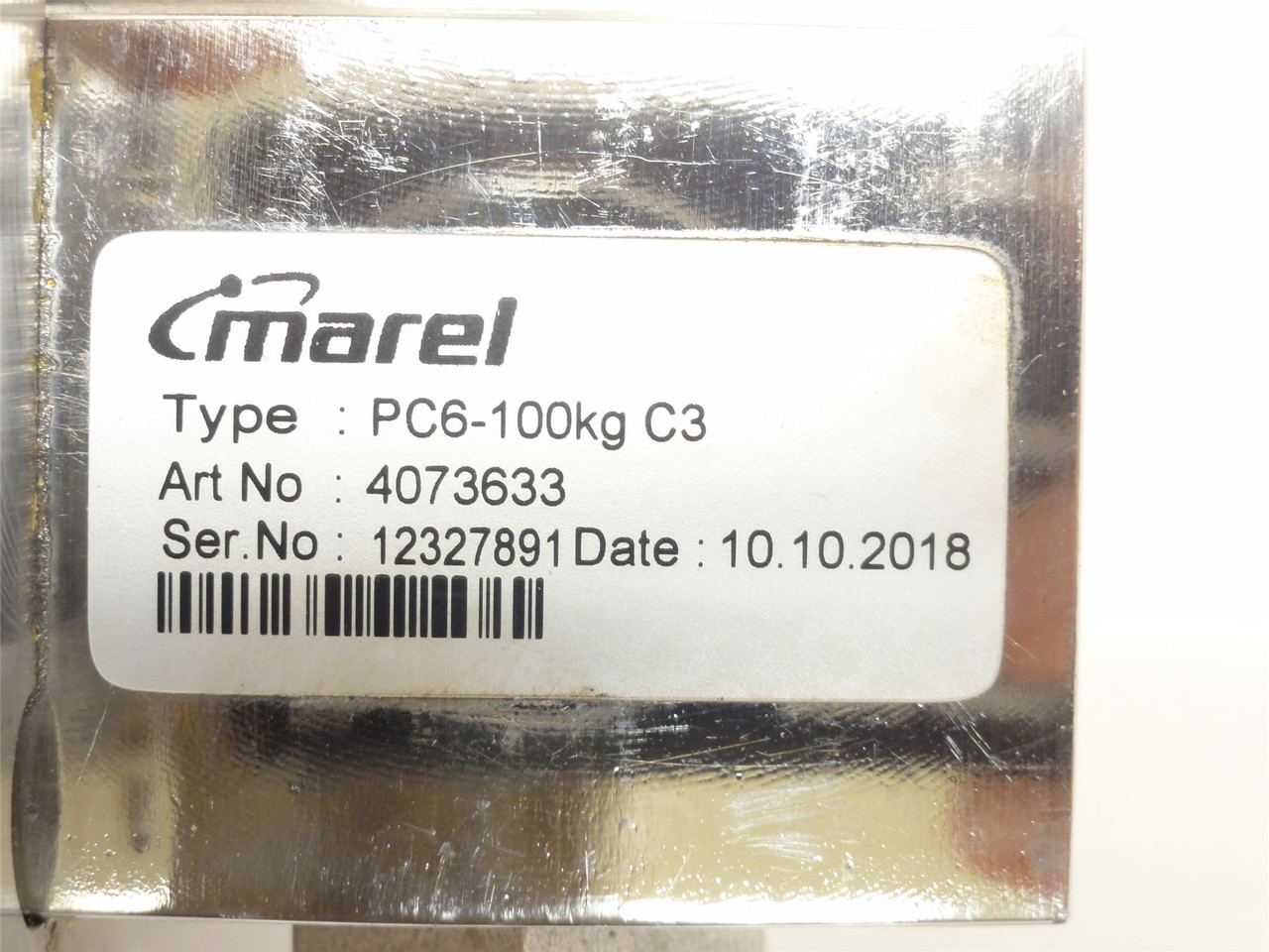 Marel 4073633; Scale Loadcell PC6-100kg C3