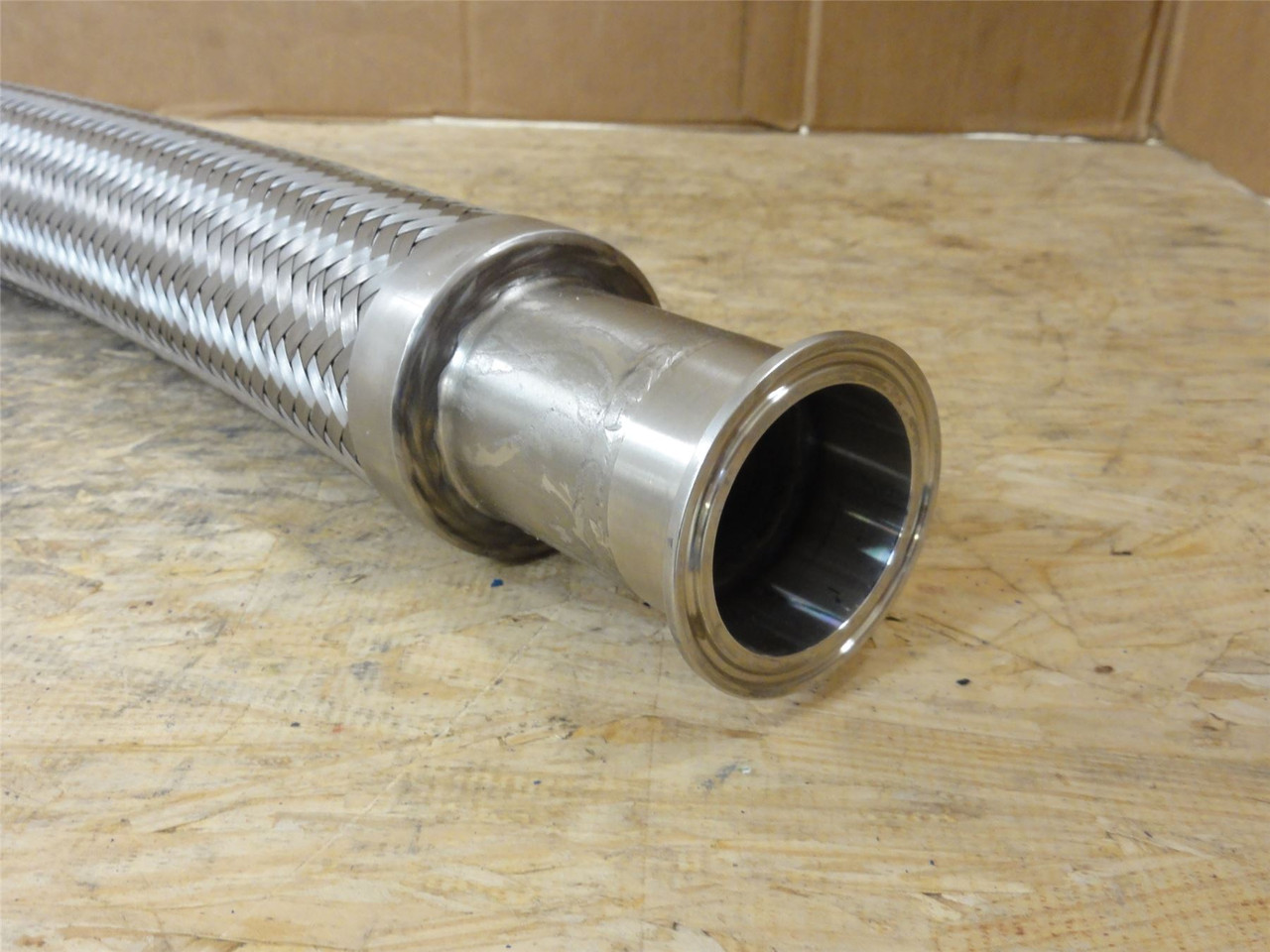 MFG- 1000354433; Braided SS Hose; 2" Clamp; 40" Long
