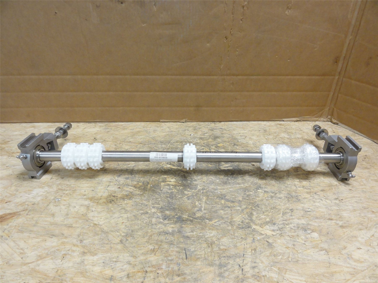 MFG- TP916-0-A-ASY; Conveyor Idler Shaft Assy; SS; 31" Long