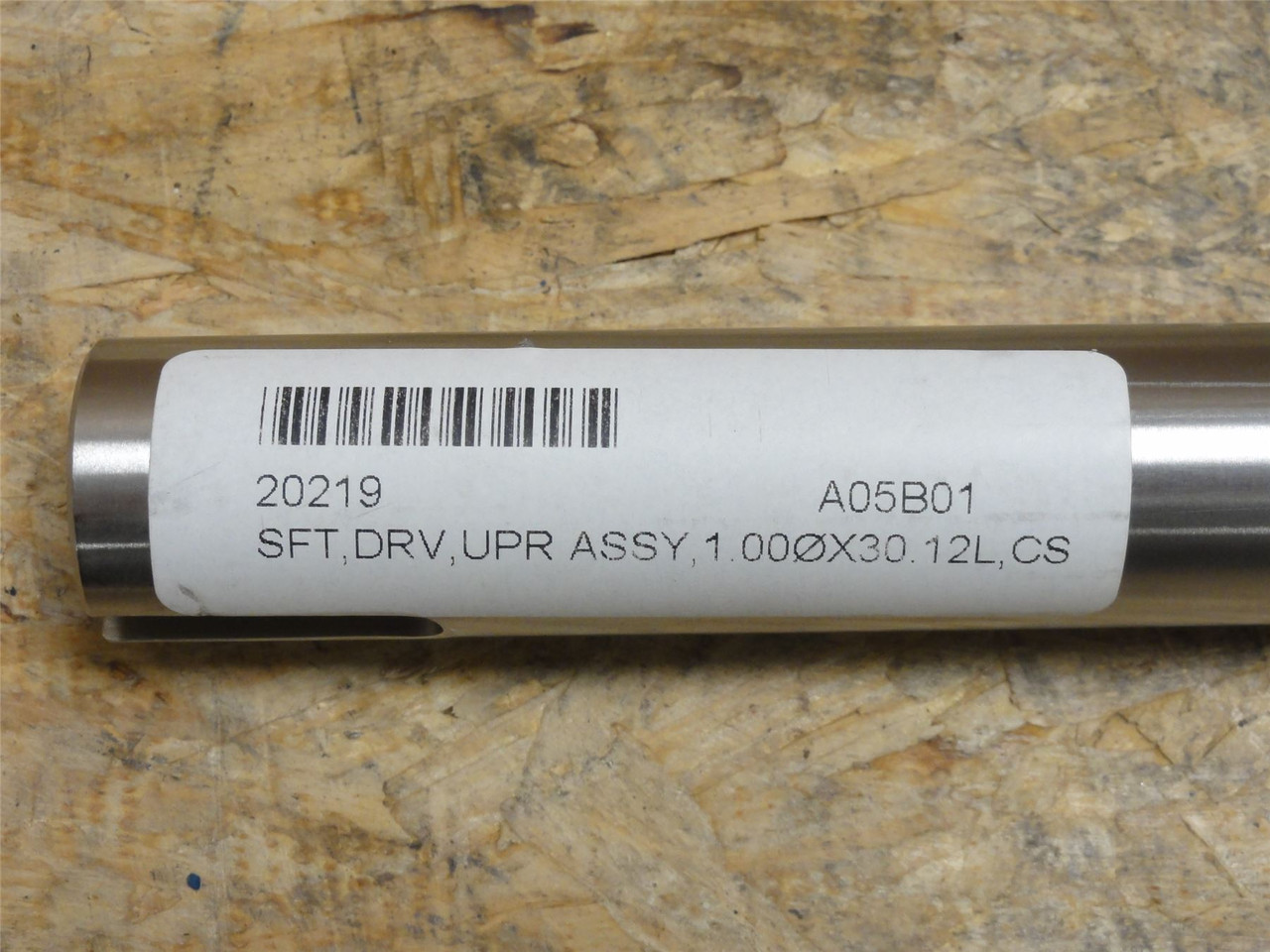 MFG- CSK24NW; Keyed Upper-Drive Shaft; SS 1"OD x 30-1/8" Long