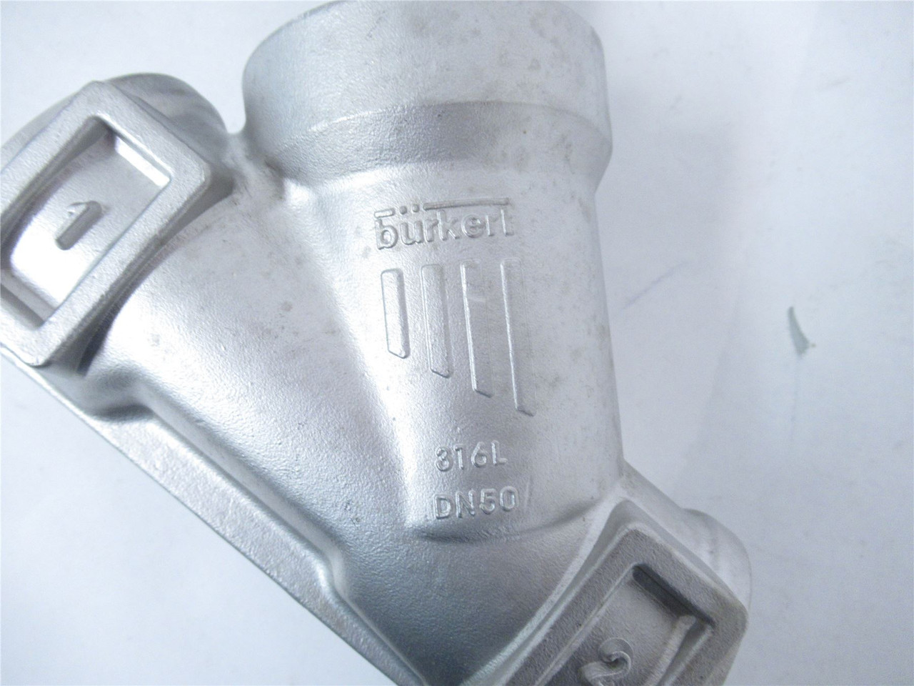 Burkert 454641; Solenoid FlowValve DN50 2"NPT Pilot 25-145PSI