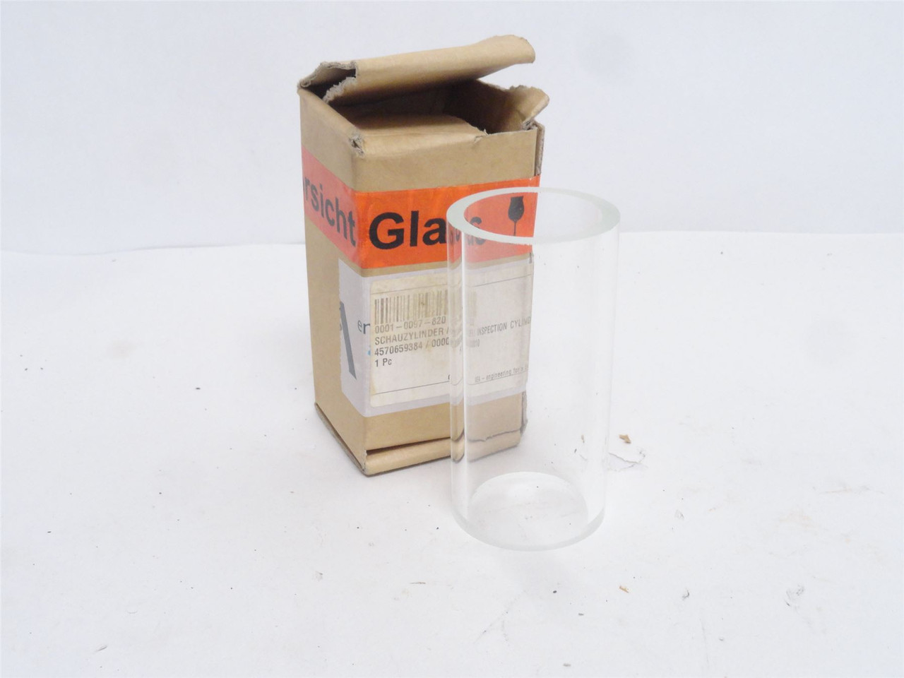 GEA 0001-0097-820; Glass Inspection Cylinder; 1-9/16"ID