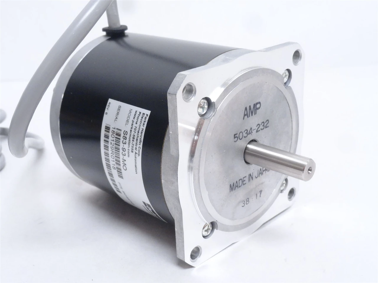 Parker S83-93-MO; Stepper Motor Assembly; Cabled