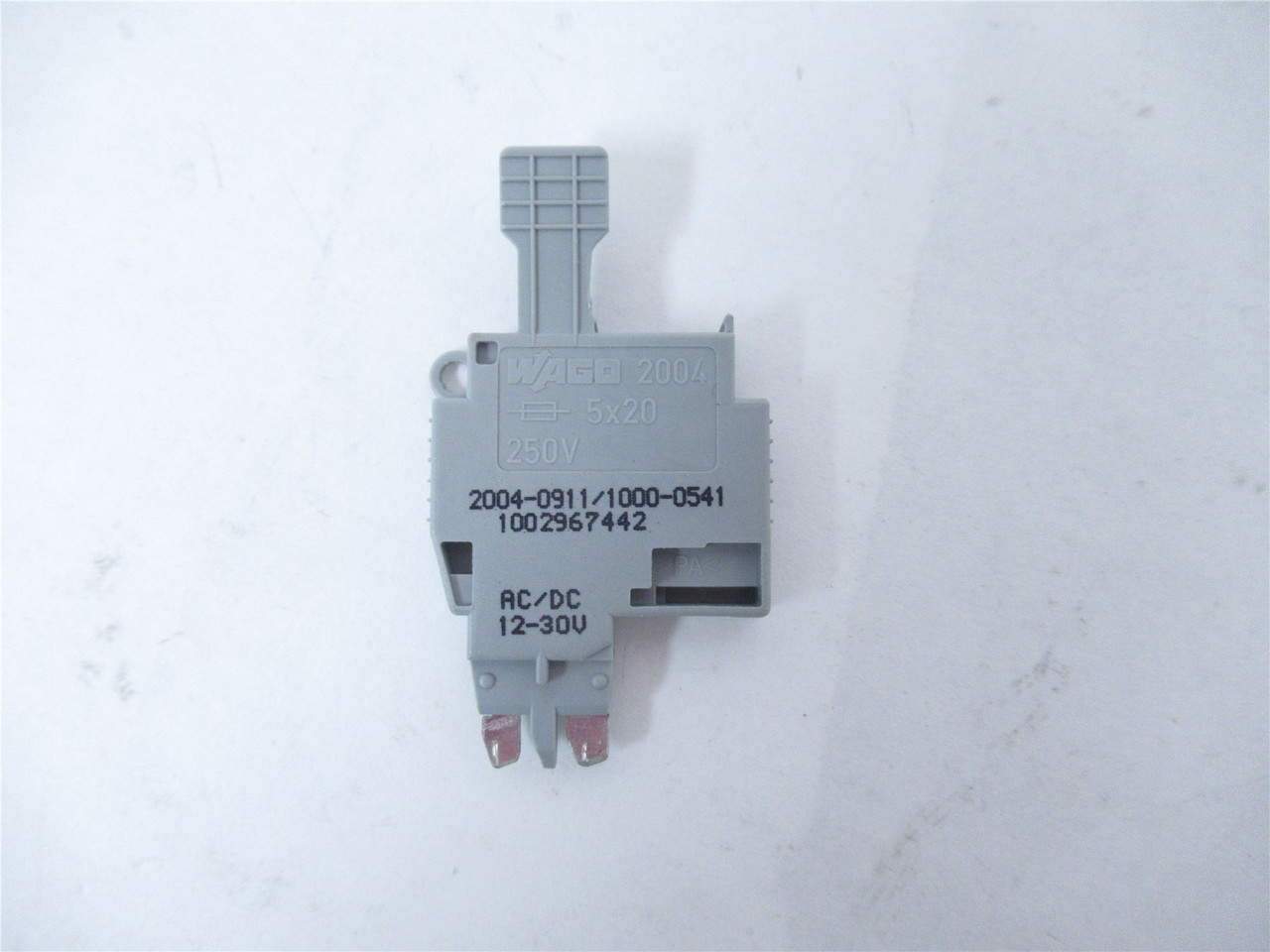 Wago 2004-0911/100-0541; Fuse Holder 5x20mm fuse current 6.3A