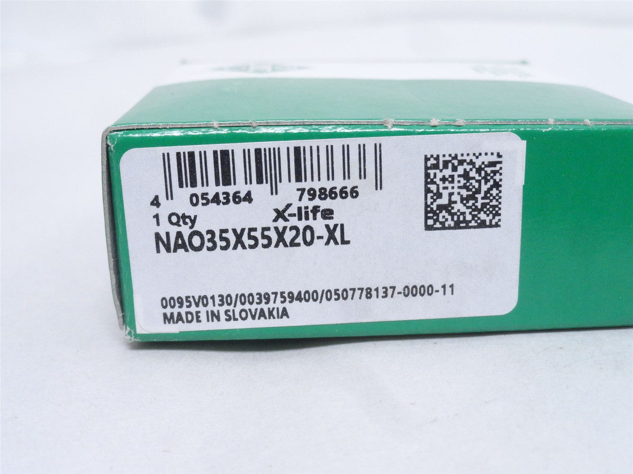 INA NAO35X55X20-XL; Needle Roller Bearing; 35mmID x 55mmOD