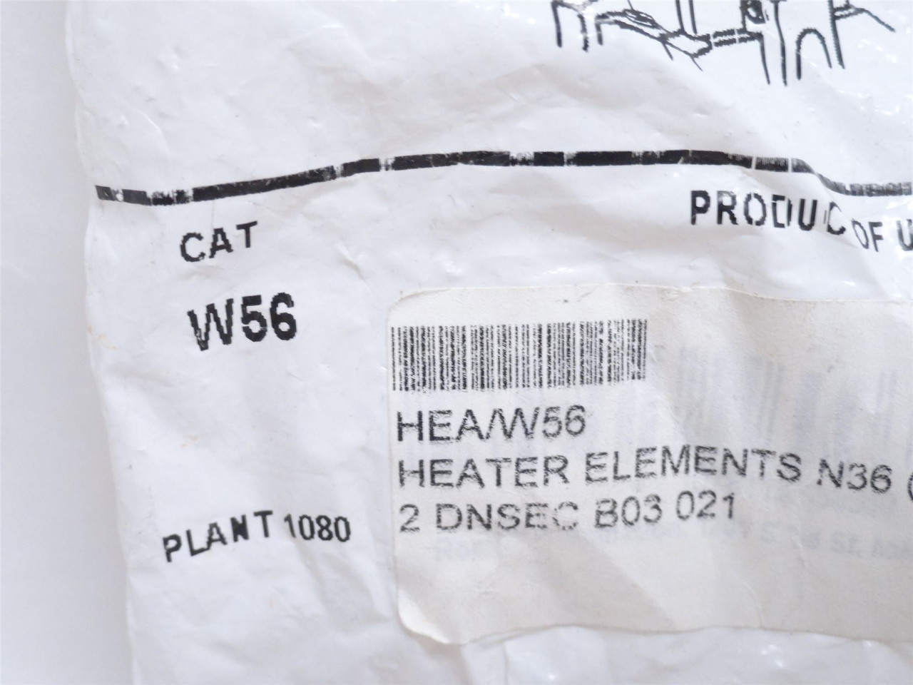 Allen-Bradley W56; Overload Heater Element; SER: W