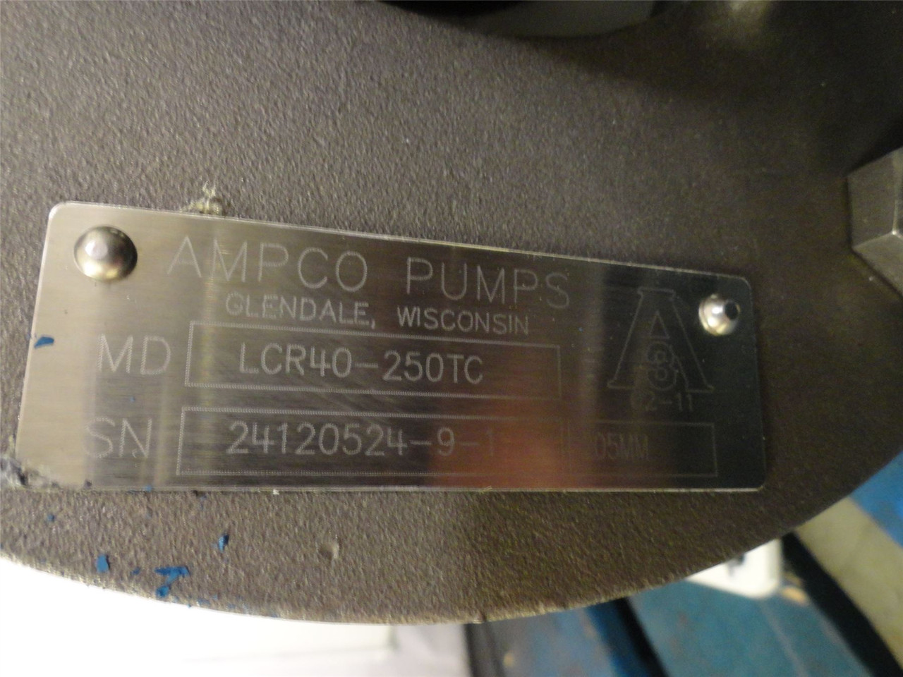 Ampco LCR40-250TC; Centrifugal Pump 15Hp 2-1/2" In; 2" Out