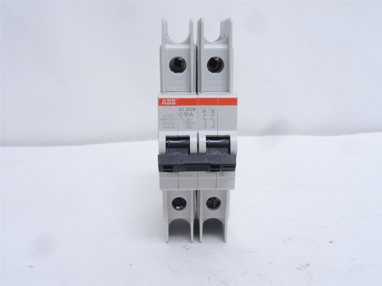 ABB SY202M-C10; Mini-Circuit Breaker; 10A; 2P; 277/480VAC