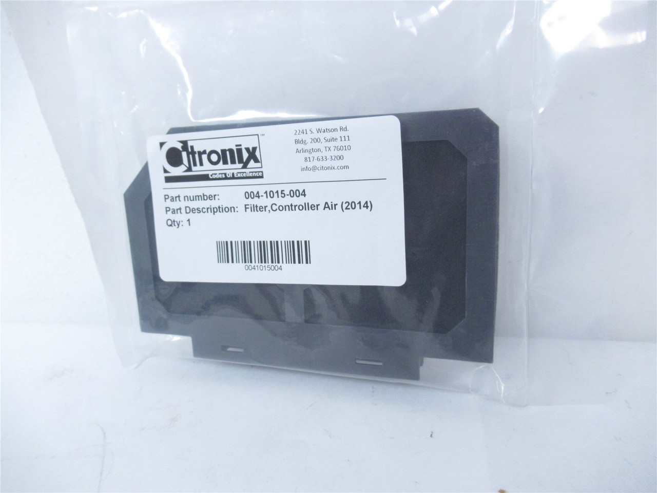 Citronix 004-1015-004; Filter; Controller Air