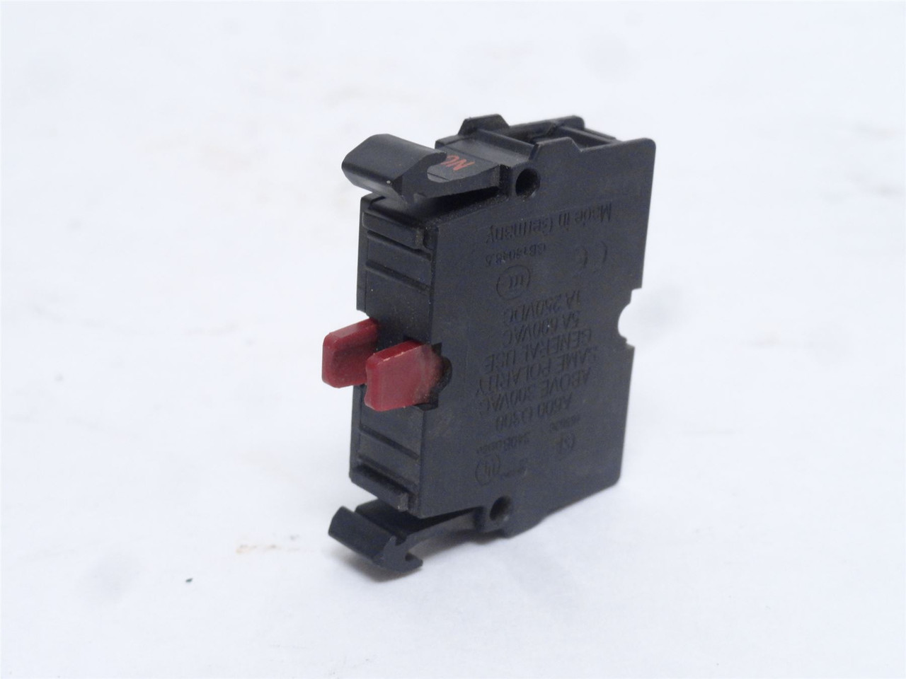 Eaton M22-K01; Contact Block; 22.5mm; 6A; 120VAC; SPST; 1-NC