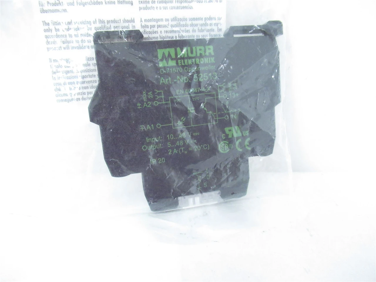 Murr 52513; Terminal Block Interface Module